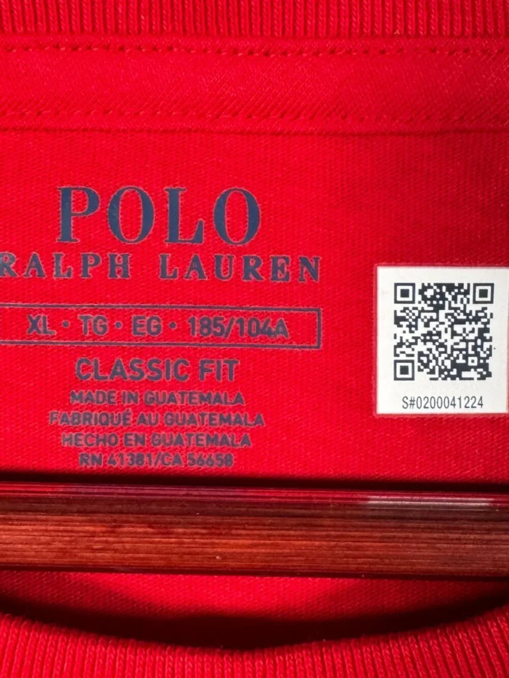 Polo Ralph Lauren T-Shirt Mens XL Red Classic Fit Short Sleeve Pony Logo $55